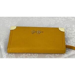 Jessica Simpson Yellow Wallet With‎ Gold Accents & Inner Pockets